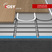 Water Underfloor heating XPS Grooved Insulation Board 1200mm x 600mm x 25mm