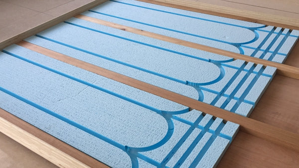 Water Underfloor heating XPS Grooved Insulation Board 1200mm x 600mm x ...