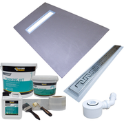Wetroom Shower Tray Kit Linear Drain 900×1600×30mm