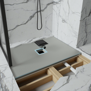 Wetroom Shower Tray Kit Centre Drain