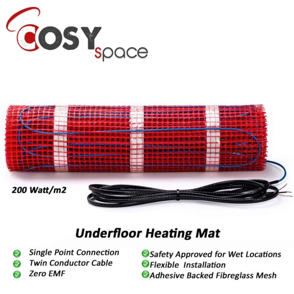 Electric Underfloor Heating Mat 200W/m2